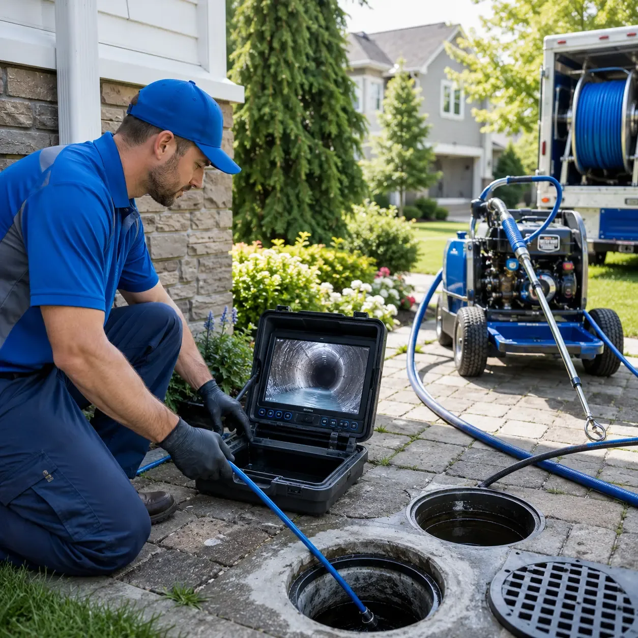 Outdoor drain cleaning professionals serving Travelers Rest, SC